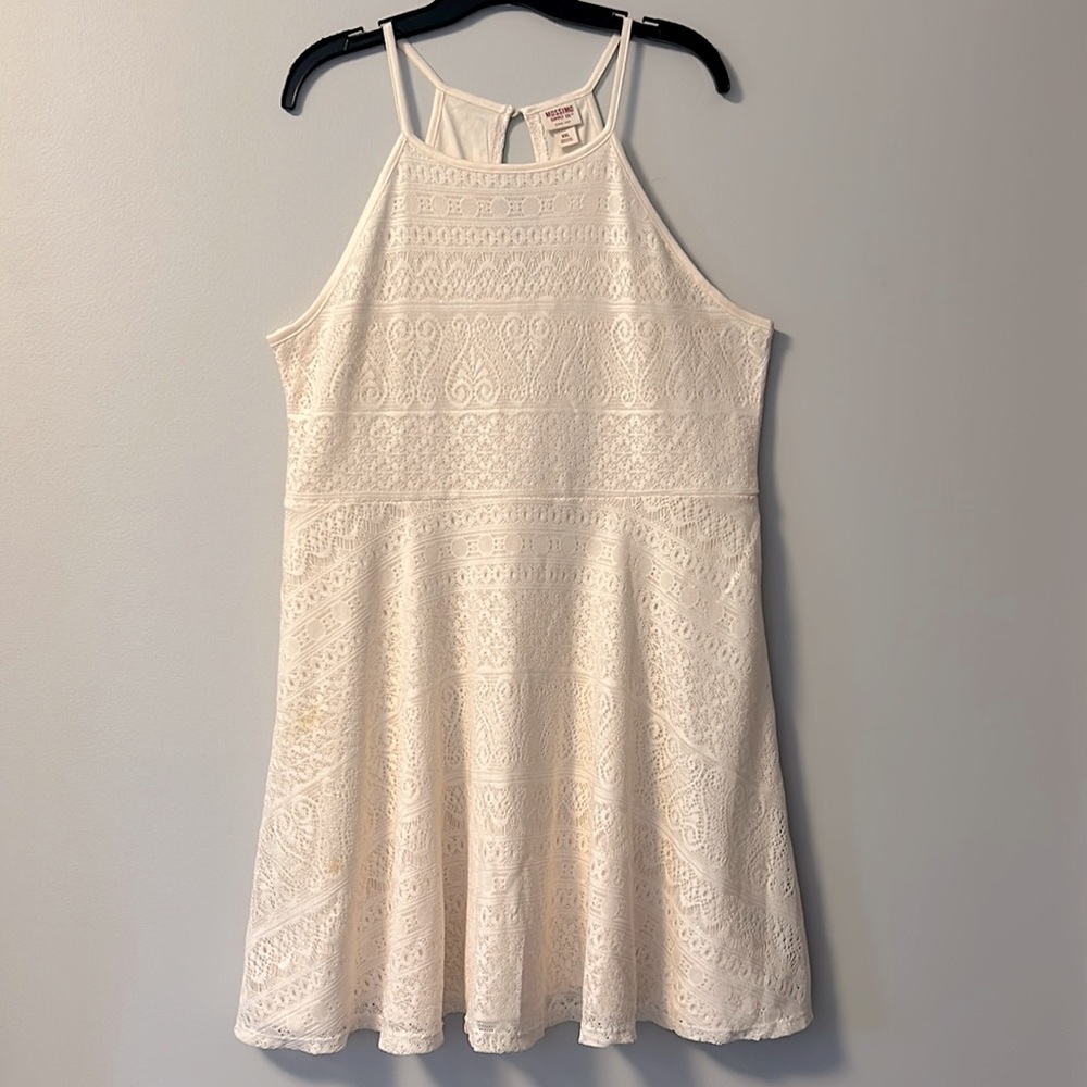 Mossimo - XXL - Women’s off white lace spaghetti strap Dress